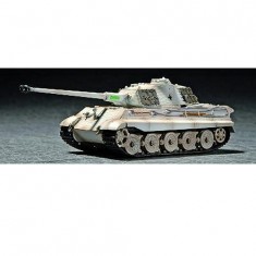 Maquette Char : King Tiger avec zimmerit 1944 : Tourelle Porsche 