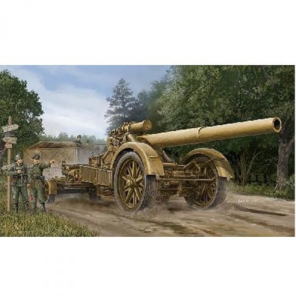 German 21cm Morser 18 Heavy Artillery - 1:35e - Trumpeter - Trumpeter-TR02314