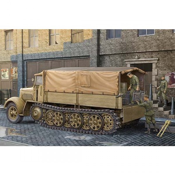 German Sd.Kfz.7 Mittlere Zugkraftwagen8t Late Version- Trumpeter - Trumpeter-TR01507