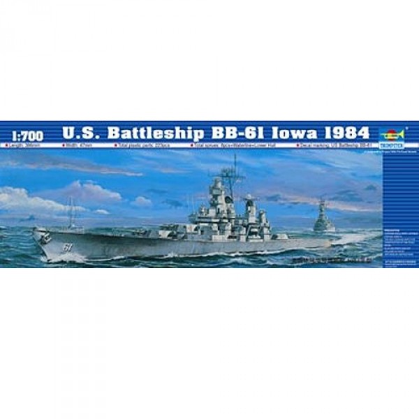 Schlachtschiff USS Iowa BB-61 1984 - 1:700e - Trumpeter - Trumpeter-TR05701