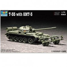 T-55 with KMT-5 - 1:72e - Trumpeter