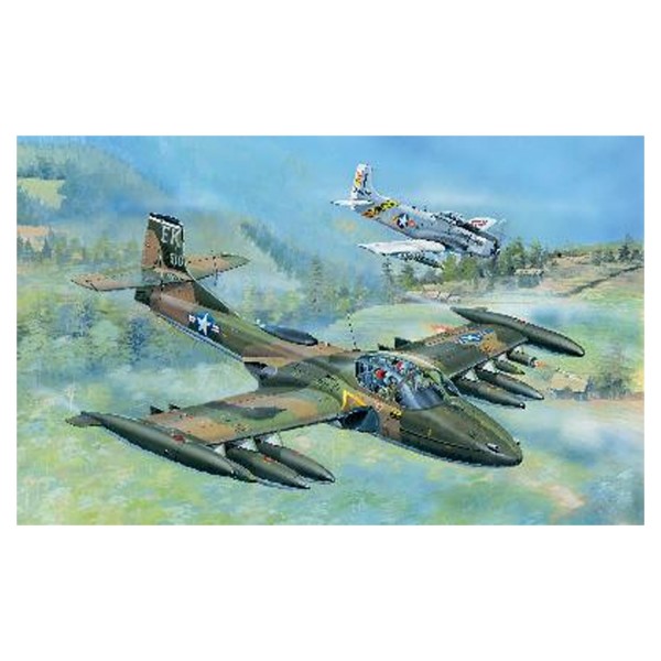 US A-37A Dragonfly Light Ground-Attack - 1:48e - Trumpeter - Trumpeter-TR02888