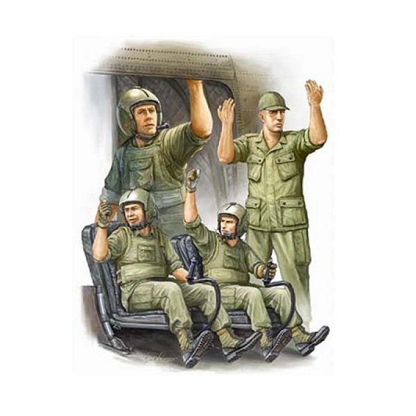 US Army CH-47 Crew in Vietnam - 1:35e - Trumpeter - Trumpeter-TR00417