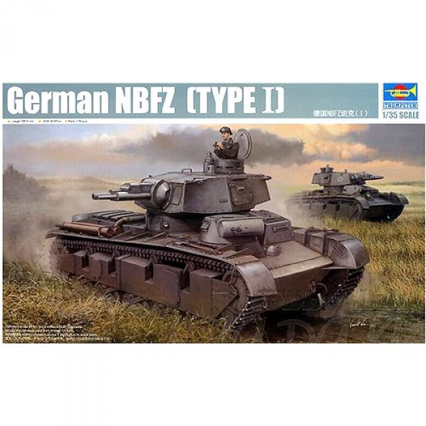 German heavy tank model NBFZ (Type 1) 1939 - Trumpeter-TR05527