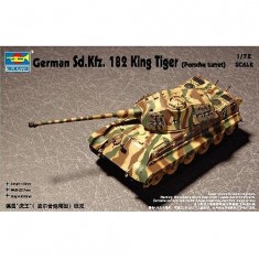 Maquette Char lourd allemand Sd Kfz 182 KING TIGER : Tourelle Porsche