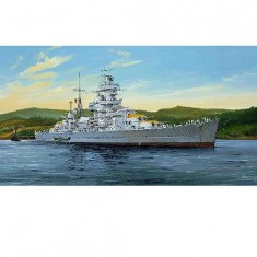 Maquette bateau : Croiseur de bataille allemand Admiral Hipper 1941