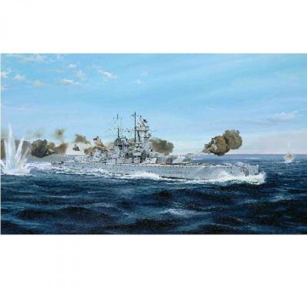 Maquette bateau : Croiseur de bataille allemand amiral Graf Spee 1939 - Trumpeter-TR05774