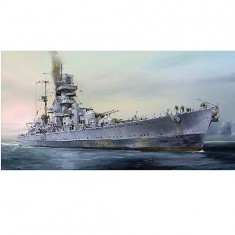 Maqueta de barco: crucero de batalla alemán Prinz Eugen 1945
