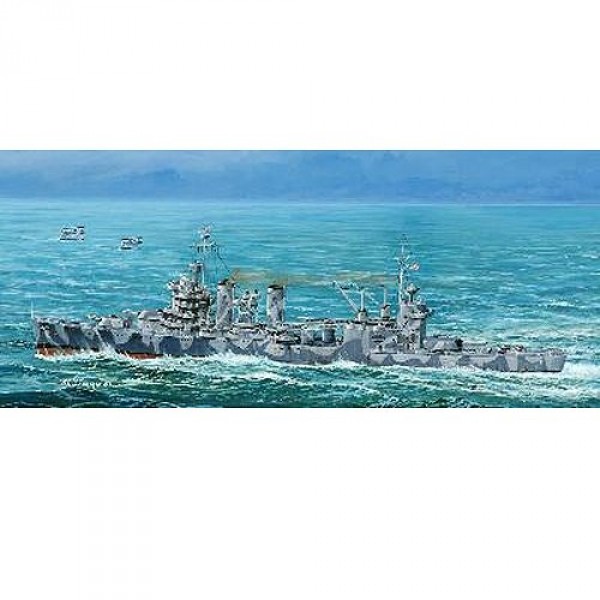 Maquette bateau : Croiseur lourd USS CA-37 Tuscaloosa 1944 - Trumpeter-TR05745
