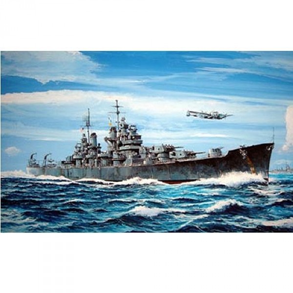 Schiffsmodell: Schwerer Kreuzer USS CA-68 Baltimore 1943 - Trumpeter-TR05724