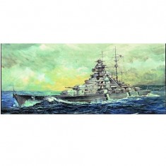 Maquette bateau : Cuirassé allemand Bismarck 1941