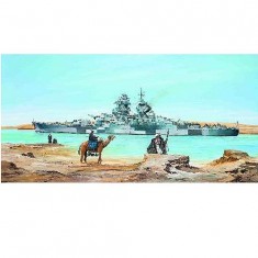Schiffsmodell: Französisches Schlachtschiff Richelieu 1943