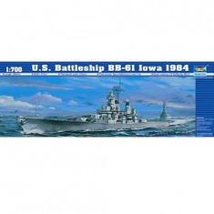 Schiffsmodell: Schlachtschiff US BB-61 Iowa 1984