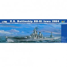 Maquette bateau : Cuirassé US BB-61 Iowa 1984