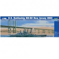Maquette bateau : Cuirassé US BB-62 new Jersey 1983