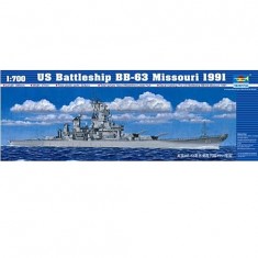 Maquette bateau : Cuirassé US BB-63 Missouri 1991