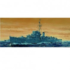 Maqueta de barco: Escort USS DE-635 Inglaterra 1943