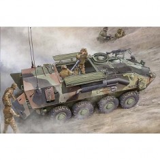 Modell Panzerfahrzeug mit LAV-M Mörser: US Marines Corps