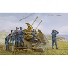 Maquette Canon anti aérien Allemand : FlaK 43 3.7cm