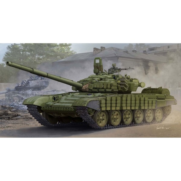 Model tank: Soviet medium tank T-72B / B1 MTB - Trumpeter-TR05599