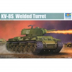 Modellpanzer: KV-8S sowjetischer schwerer Panzer 1944