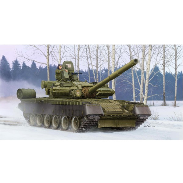 Maquette char russe T-80BV modèle 1990 - Trumpeter-TR05566