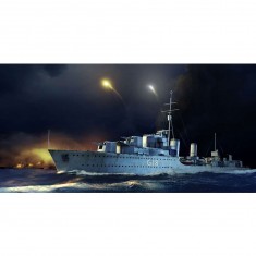 Maqueta de barco: Destructor británico HMS "Zulu" 1941