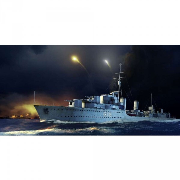 Maquette Navire : HMS "Zulu" Destroyer Britannique 1941 - Trumpeter-TR05332