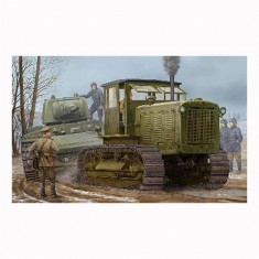 Maquette tracteur d'artillerie soviétique ChTZ S-65 avec Cabine fermée