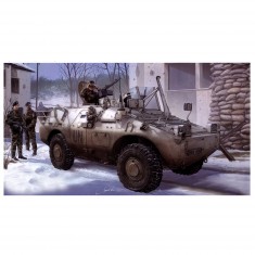 Maqueta de vehículo blindado 4x4 italiano Puma