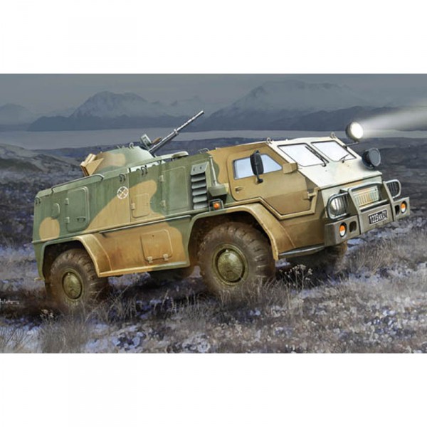 Maquette Véhicule Militaire : GAZ39371 Véhicule multi-fonction haute mobilité russe - Trumpeter-TR05594