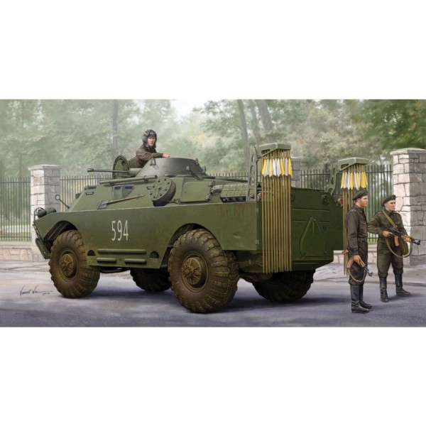 Maquette Véhicule Militaire : Véhicule blindé soviétique BRDM-2 NBC - Trumpeter-TR05513