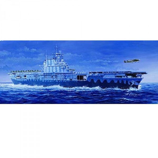 Maquette bateau : Porte-avions USS CV-8 Hornet 1942 - Trumpeter-TR05727