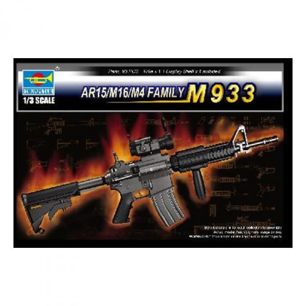 Réplica del rifle de asalto AR15 / M16 / M4 (familia M933) - Trumpeter-TR01917