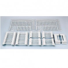 Set de rails allemands : 24 pièces : L 90 cm