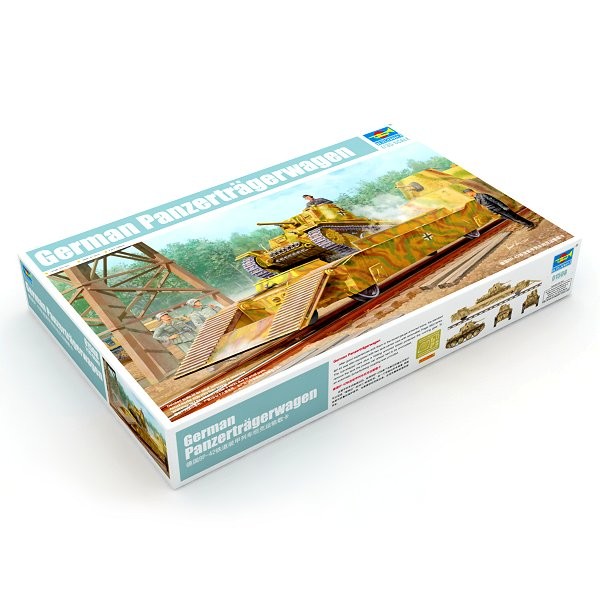 German Panzerträgerwagen wagon model kit - Trumpeter-TR01508