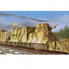 Maquette Wagon blindé allemand Kanonen und flakwagen