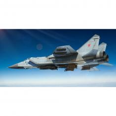 Maqueta de avión: avión ruso MiG-31 Foxhound 