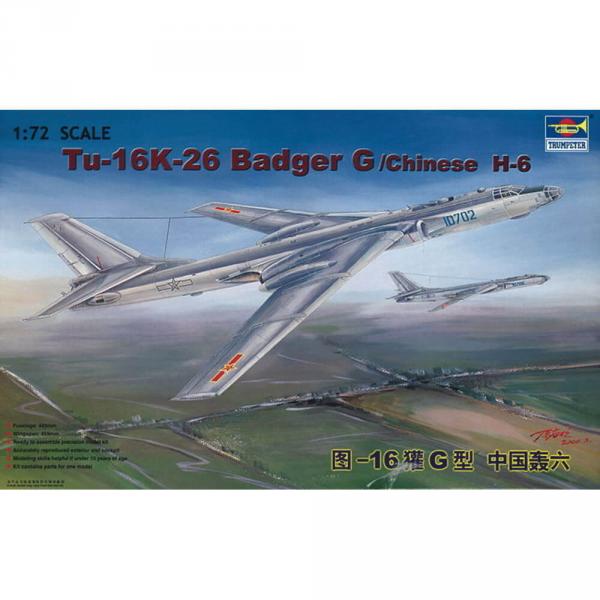 Maquette avion : Tupolev Tu-16K 26 Badger  - Trumpeter-TR01612