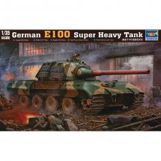 Maqueta de tanque: tanque alemán Entwicklungsfahrzeug E 100 