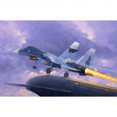 Maquette avion : Avion russe Su-33UB Flanker D 