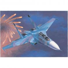 Maquette avion : Avion russe Su-27UB Flanker C Fighter 