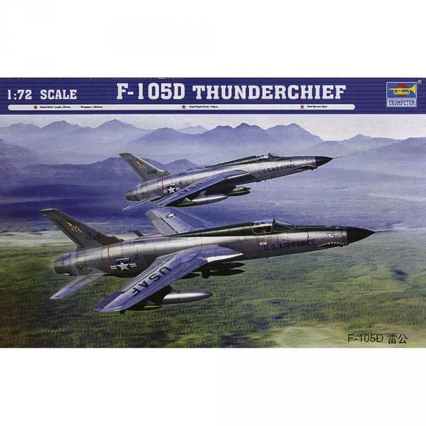 Maqueta de avión: F-105D `` Thunderchief ''  - Trumpeter-TR01617