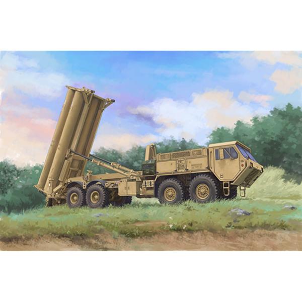 Maquette véhicule militaire : Défense de zone terminale à haute altitude (THAAD)  - Trumpeter-07176