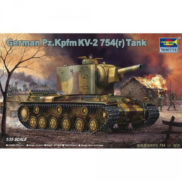 German Pz.Kpfwg. KV-2 754 - 1:35e - Trumpeter - Trumpeter-TR00367