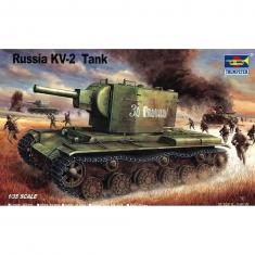 Maqueta de tanque: tanque ruso KV-2 