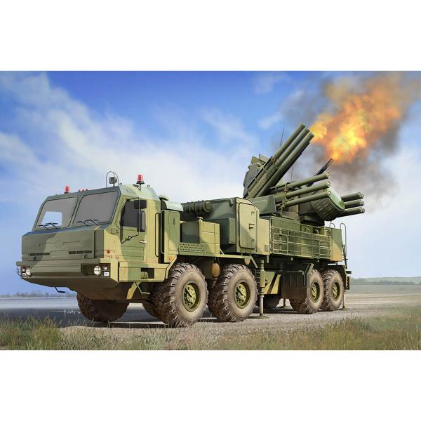 Maquette véhicule lance-missile : 72V6 of 96k6 Pantsir-S1 SPAAGM BAZ-6909 - Trumpeter-1087