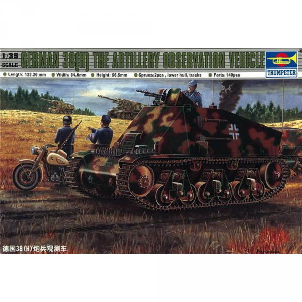 Model tank: Artillery observation vehicle 38 (H)  - Trumpeter-TR00355