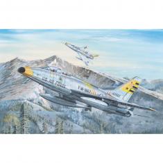 Flugzeugmodell: F-100F Super Sabre 