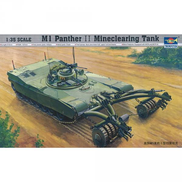 Model tank: M1 Panther II Mineclearing  - Trumpeter-TR00346